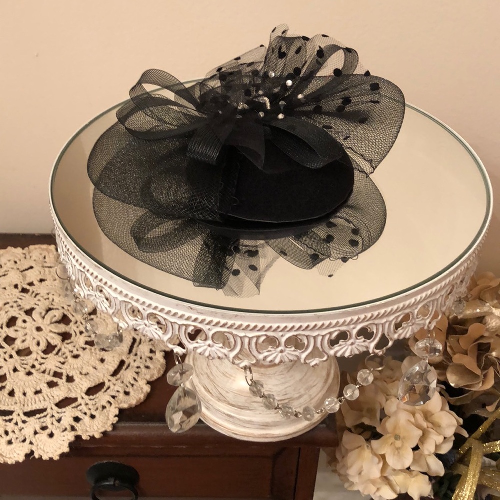 New Black Fascinator